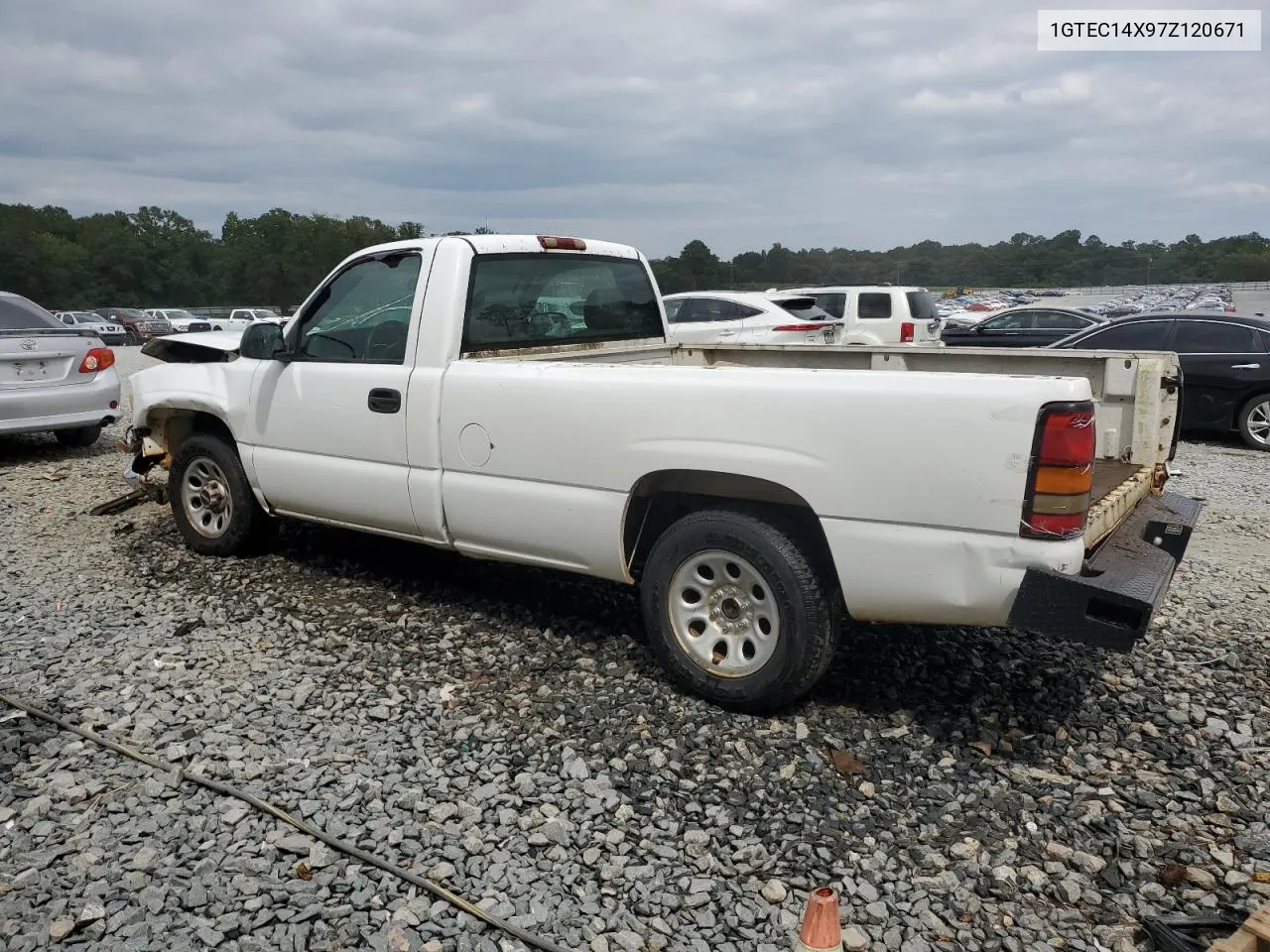 2007 GMC New Sierra C1500 Classic VIN: 1GTEC14X97Z120671 Lot: 69780984