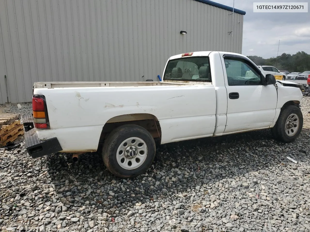 2007 GMC New Sierra C1500 Classic VIN: 1GTEC14X97Z120671 Lot: 69780984