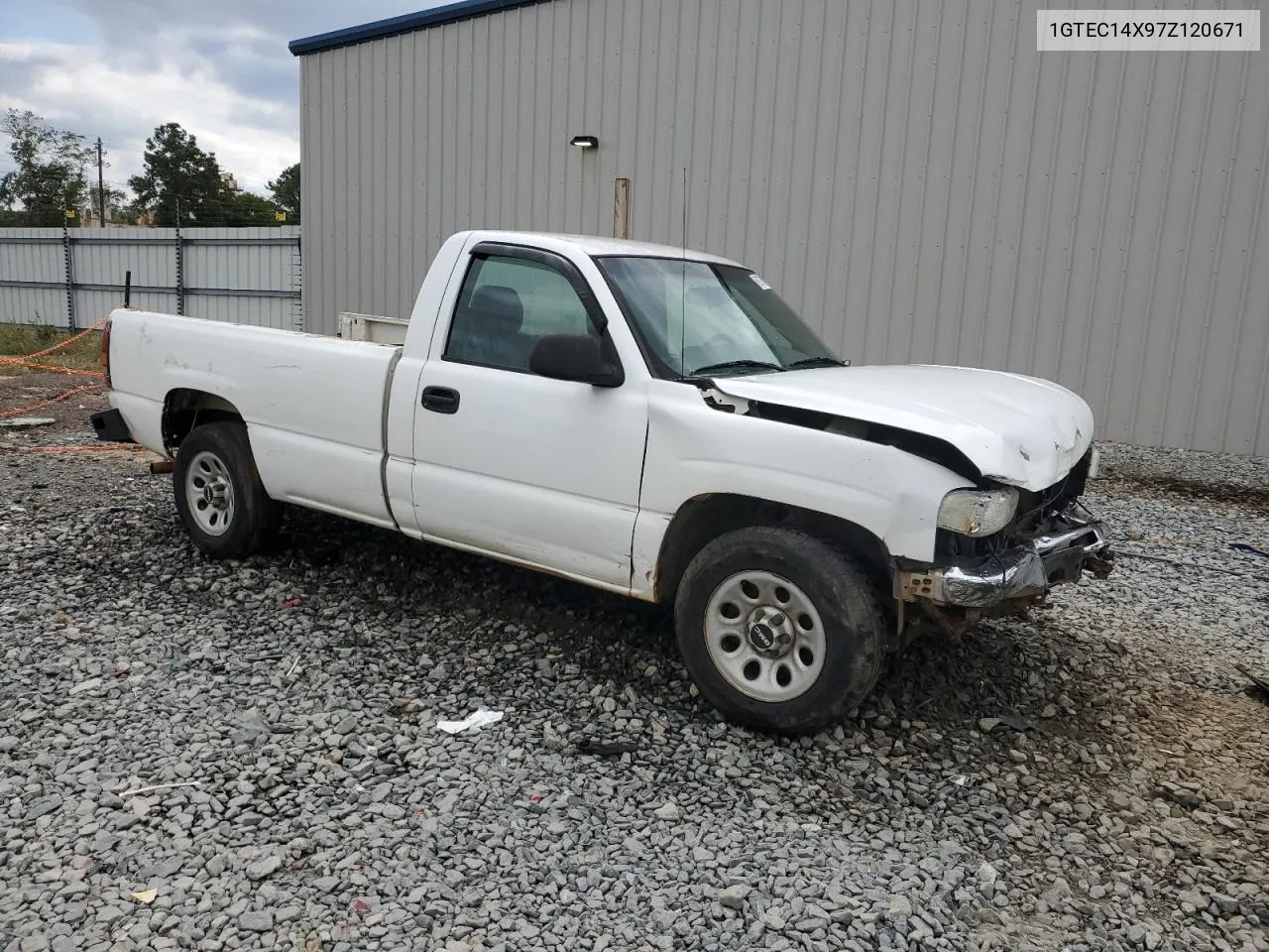 2007 GMC New Sierra C1500 Classic VIN: 1GTEC14X97Z120671 Lot: 69780984