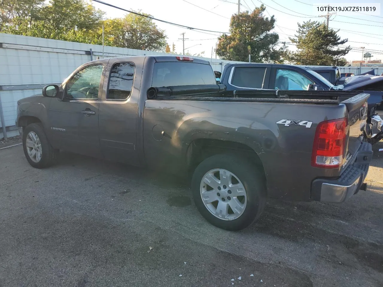 1GTEK19JX7Z511819 2007 GMC New Sierra K1500