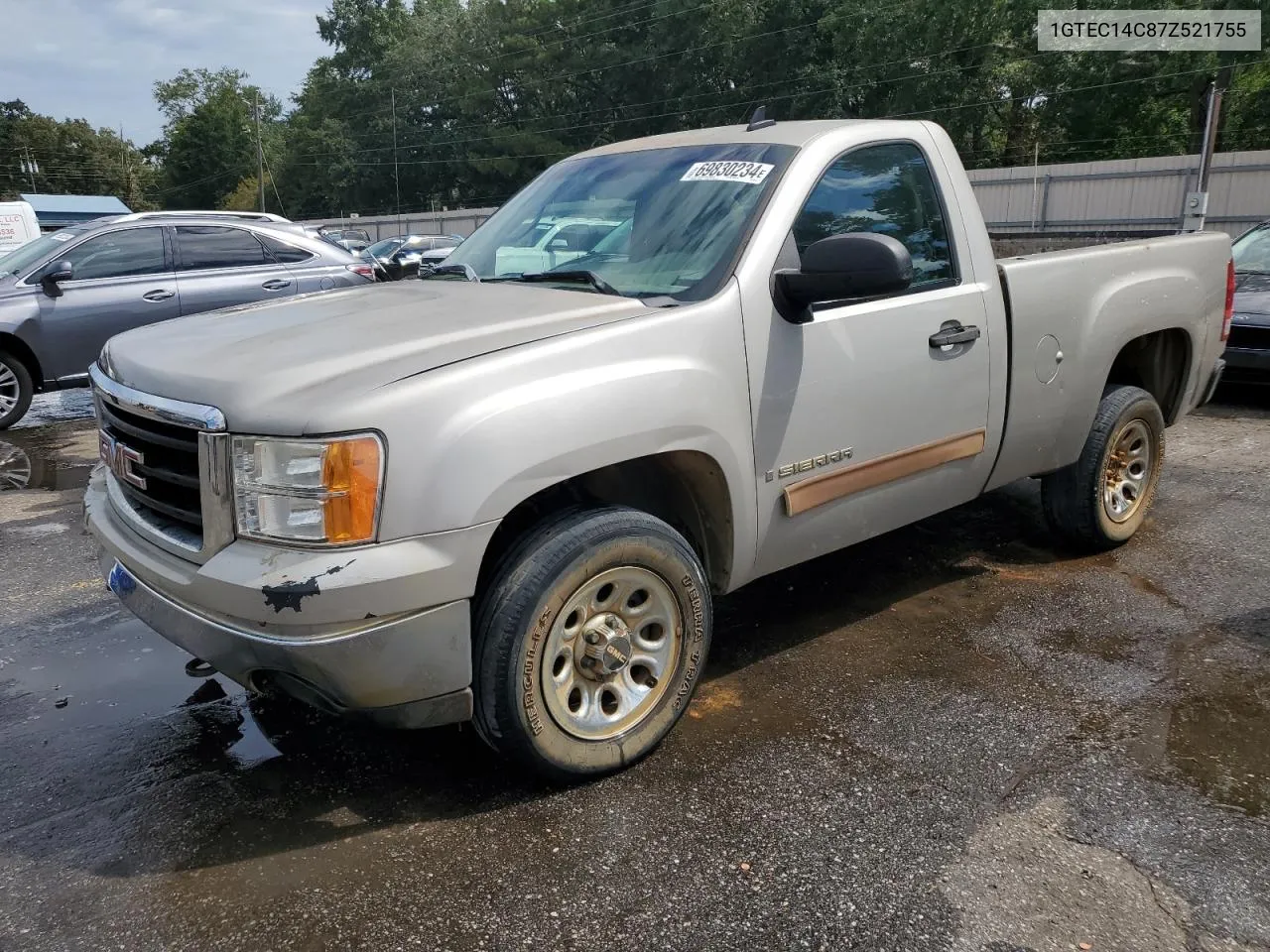 2007 GMC New Sierra C1500 VIN: 1GTEC14C87Z521755 Lot: 69830234