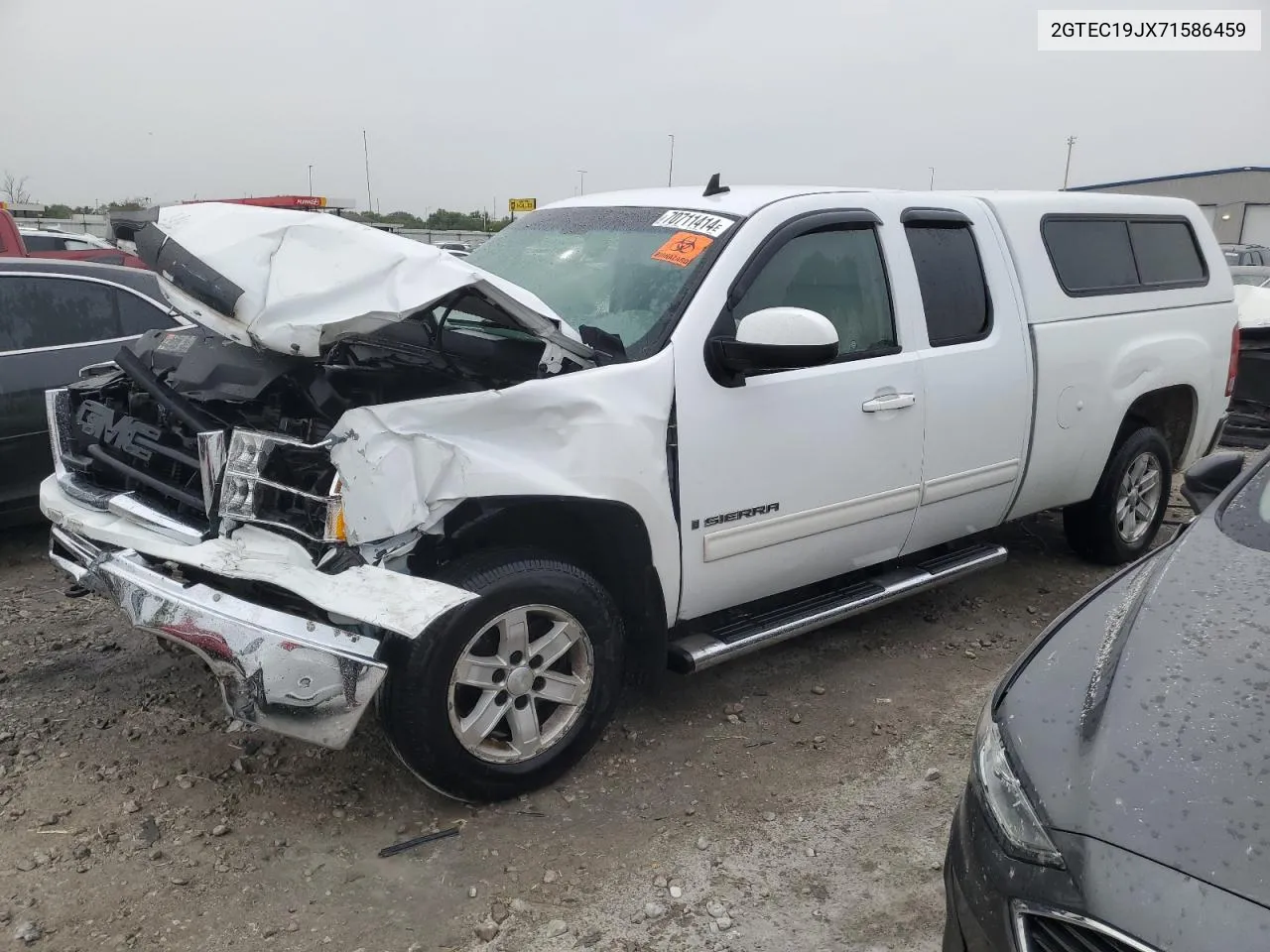 2007 GMC New Sierra C1500 VIN: 2GTEC19JX71586459 Lot: 70711414