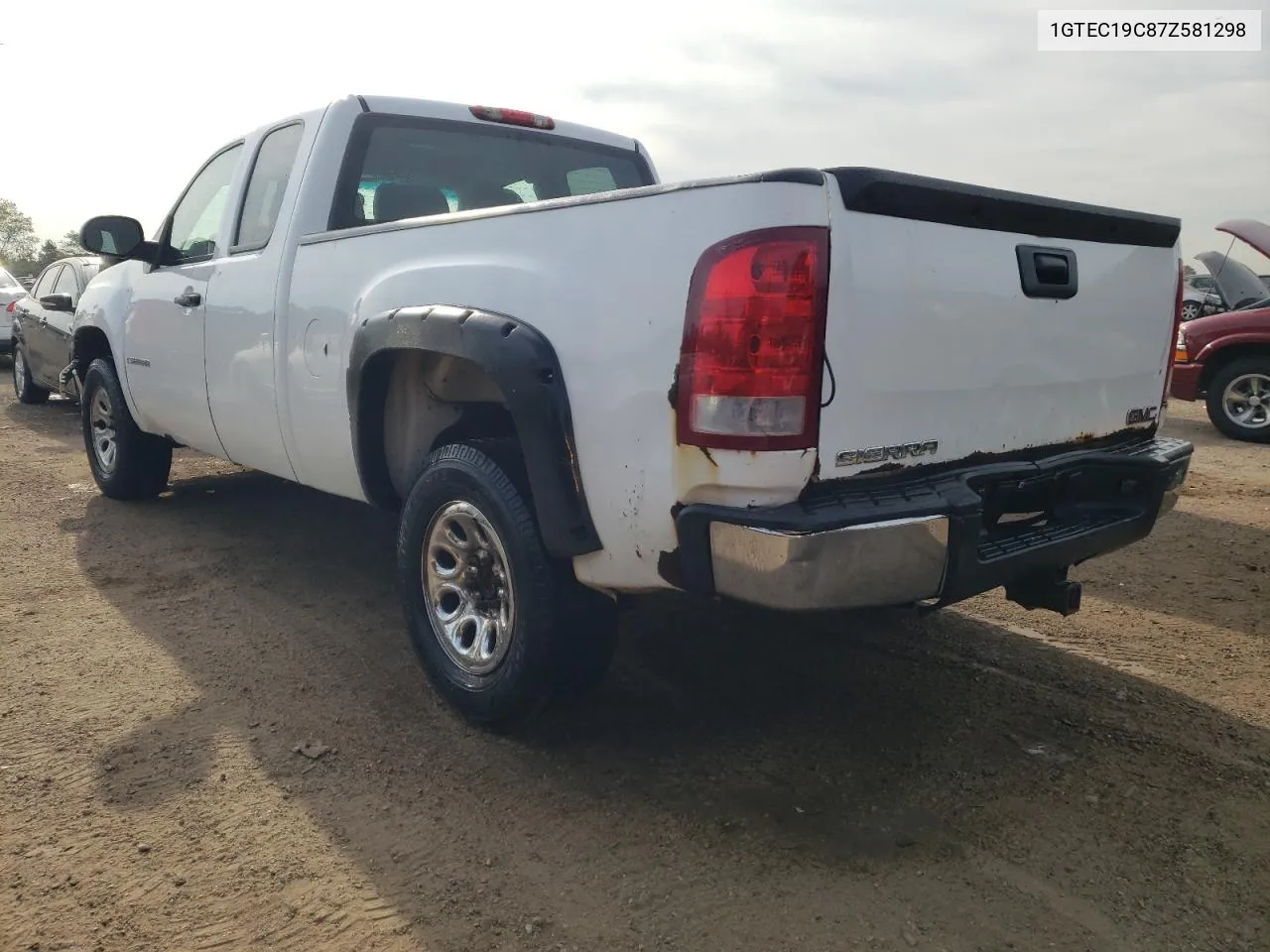 2007 GMC New Sierra C1500 VIN: 1GTEC19C87Z581298 Lot: 71176284