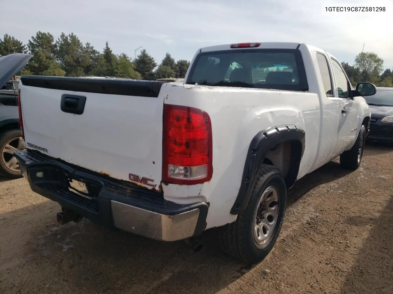 2007 GMC New Sierra C1500 VIN: 1GTEC19C87Z581298 Lot: 71176284