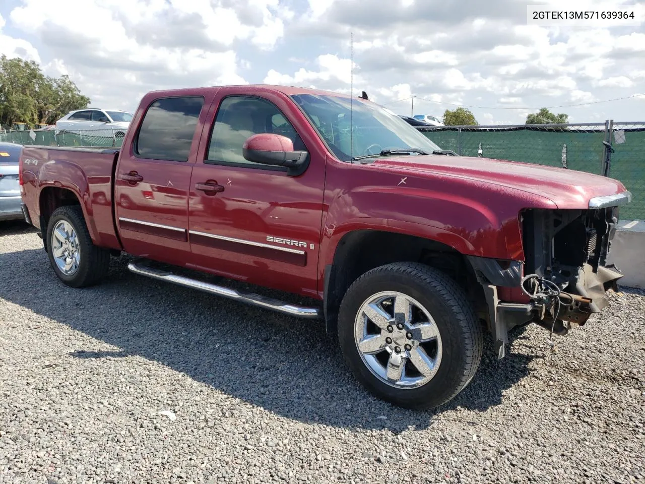 2007 GMC New Sierra K1500 VIN: 2GTEK13M571639364 Lot: 71237834