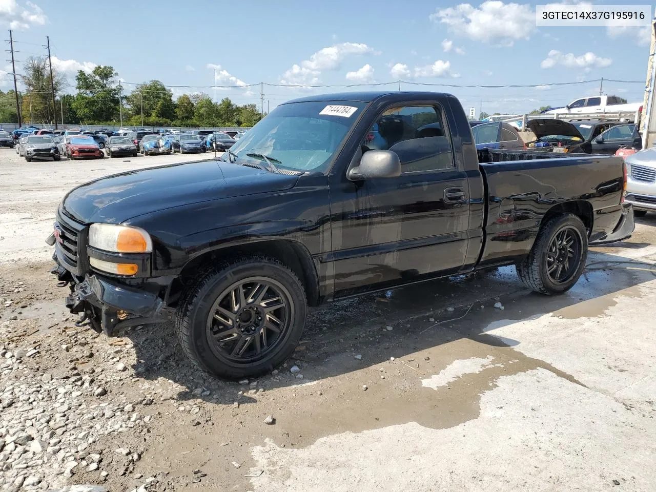 2007 GMC New Sierra C1500 Classic VIN: 3GTEC14X37G195916 Lot: 71444784