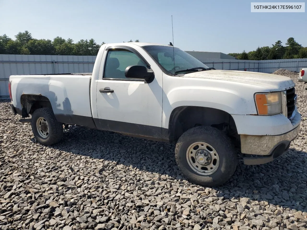 2007 GMC Sierra K2500 Heavy Duty VIN: 1GTHK24K17E596107 Lot: 71559384