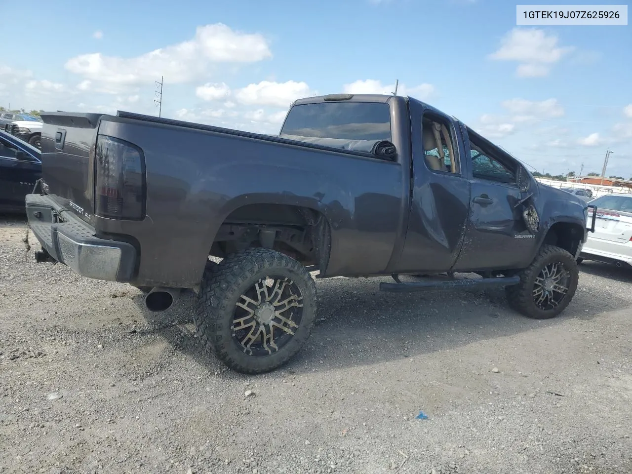 1GTEK19J07Z625926 2007 GMC New Sierra K1500