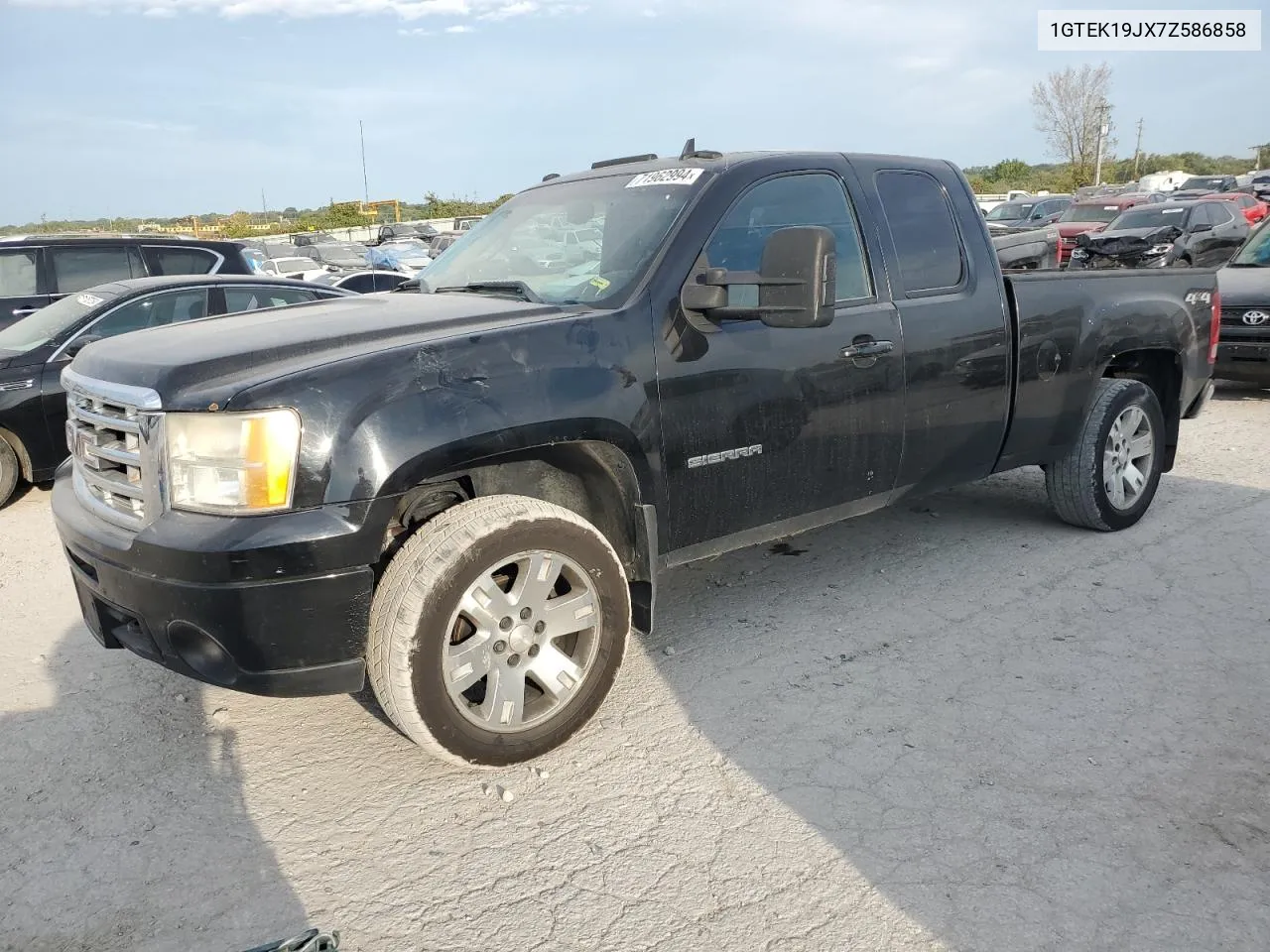 2007 GMC New Sierra K1500 VIN: 1GTEK19JX7Z586858 Lot: 71962994