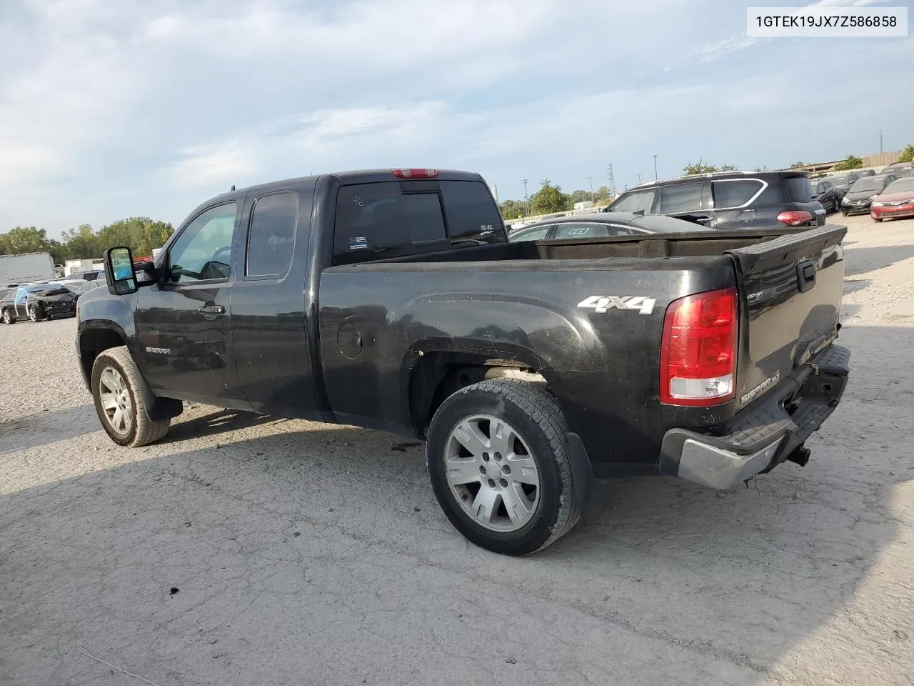 2007 GMC New Sierra K1500 VIN: 1GTEK19JX7Z586858 Lot: 71962994