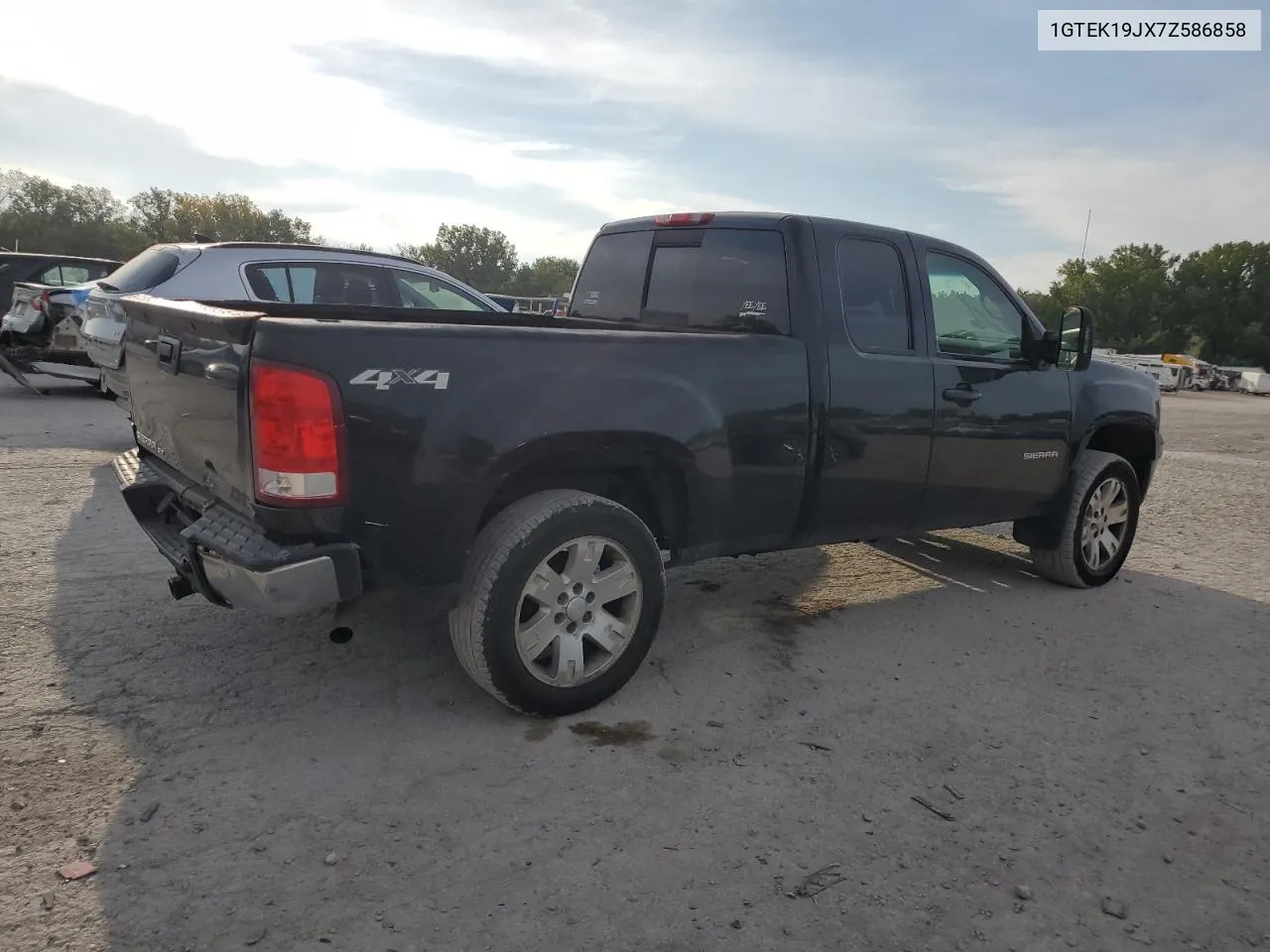 2007 GMC New Sierra K1500 VIN: 1GTEK19JX7Z586858 Lot: 71962994