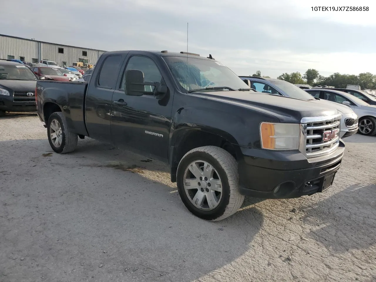 2007 GMC New Sierra K1500 VIN: 1GTEK19JX7Z586858 Lot: 71962994