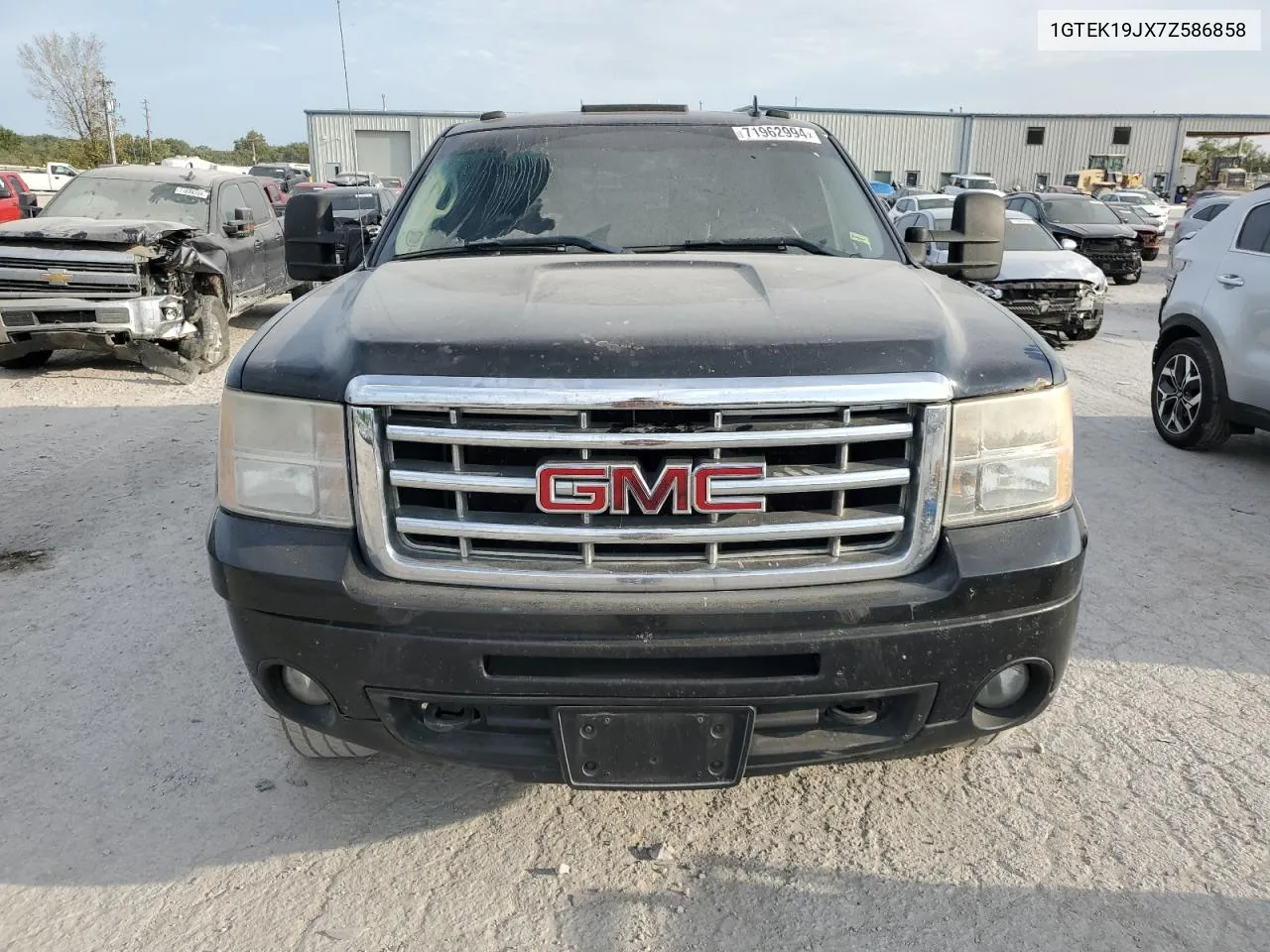 2007 GMC New Sierra K1500 VIN: 1GTEK19JX7Z586858 Lot: 71962994