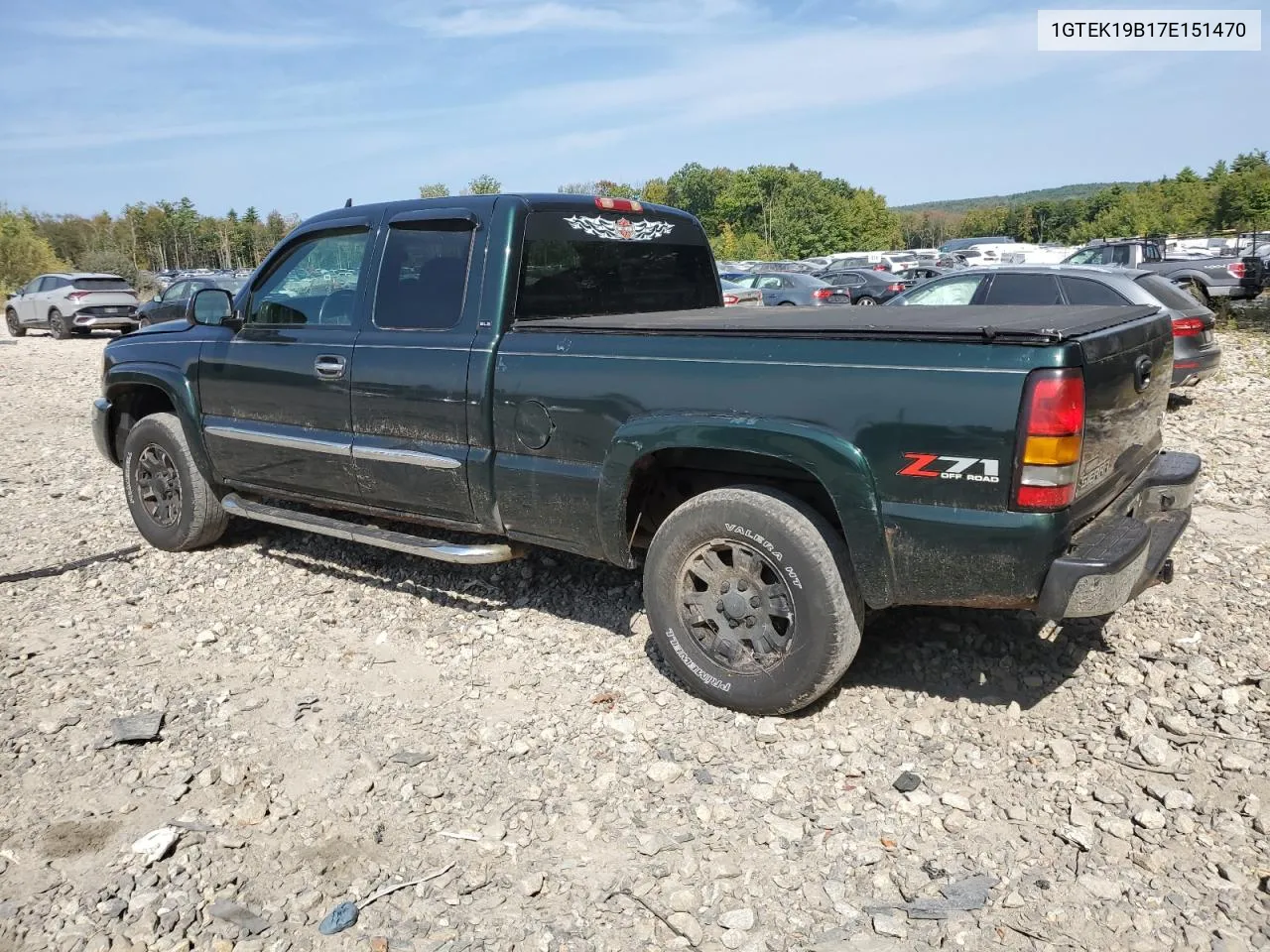 2007 GMC New Sierra K1500 Classic VIN: 1GTEK19B17E151470 Lot: 71975964