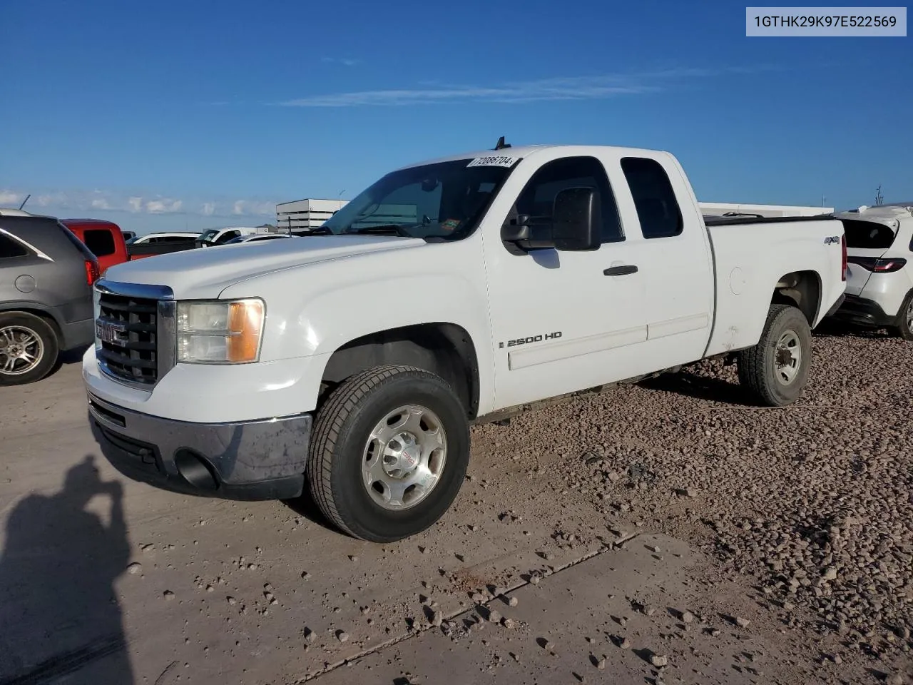 2007 GMC Sierra K2500 Heavy Duty VIN: 1GTHK29K97E522569 Lot: 72086704