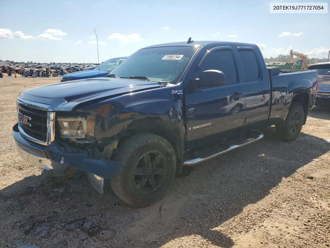 2007 GMC New Sierra K1500 VIN: 2GTEK19J771727054 Lot: 72582794