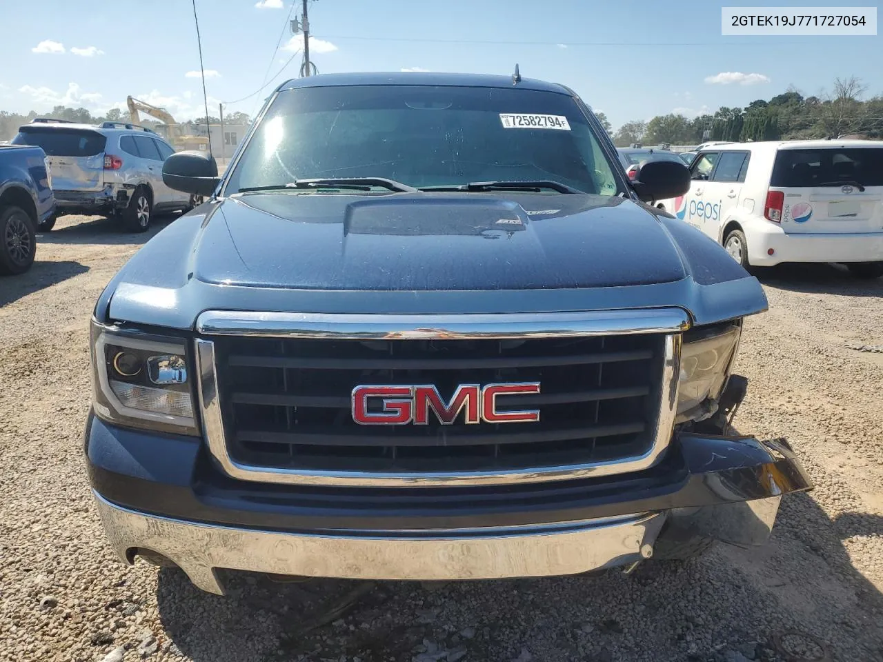 2007 GMC New Sierra K1500 VIN: 2GTEK19J771727054 Lot: 72582794