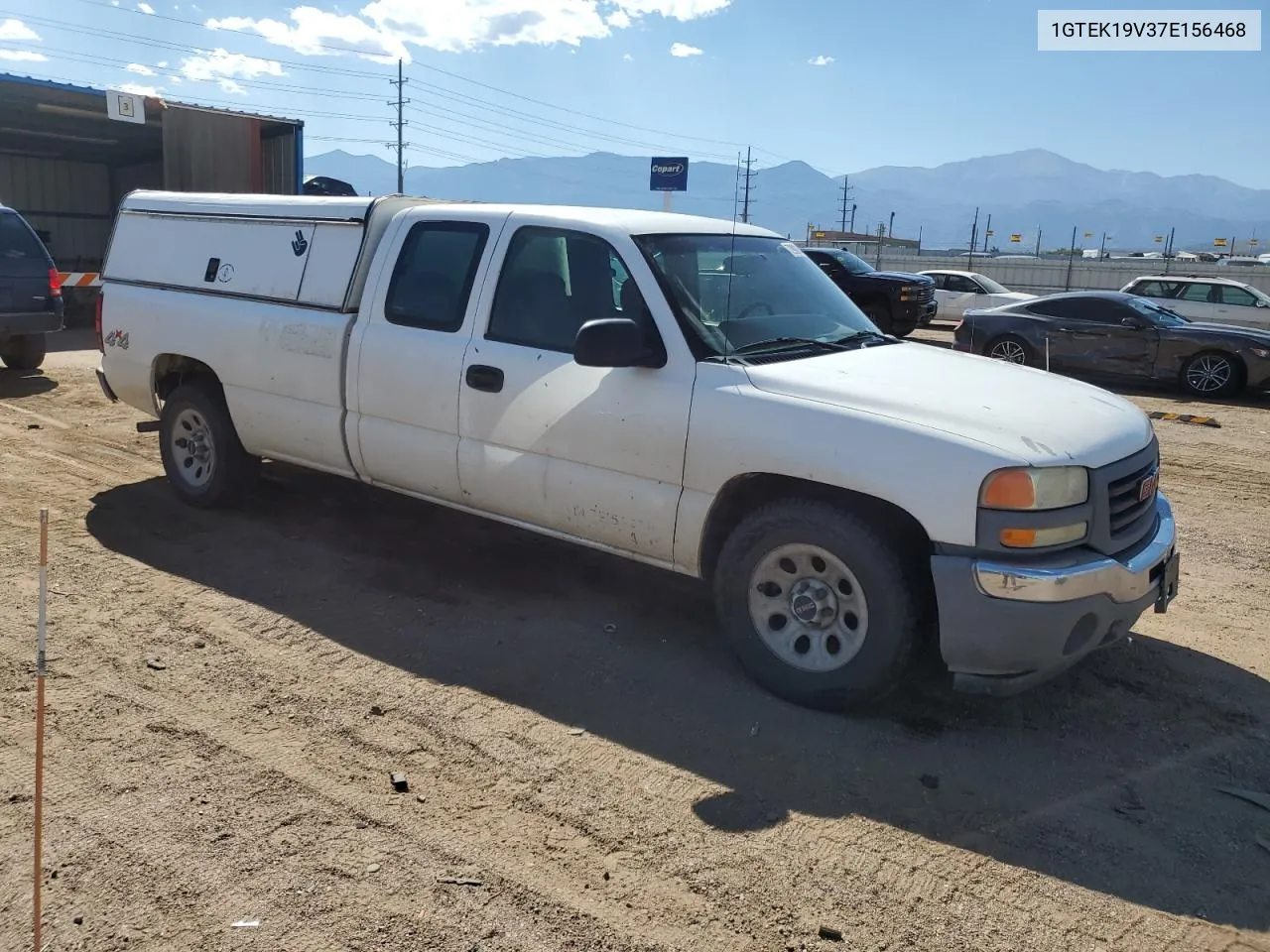 1GTEK19V37E156468 2007 GMC New Sierra K1500 Classic