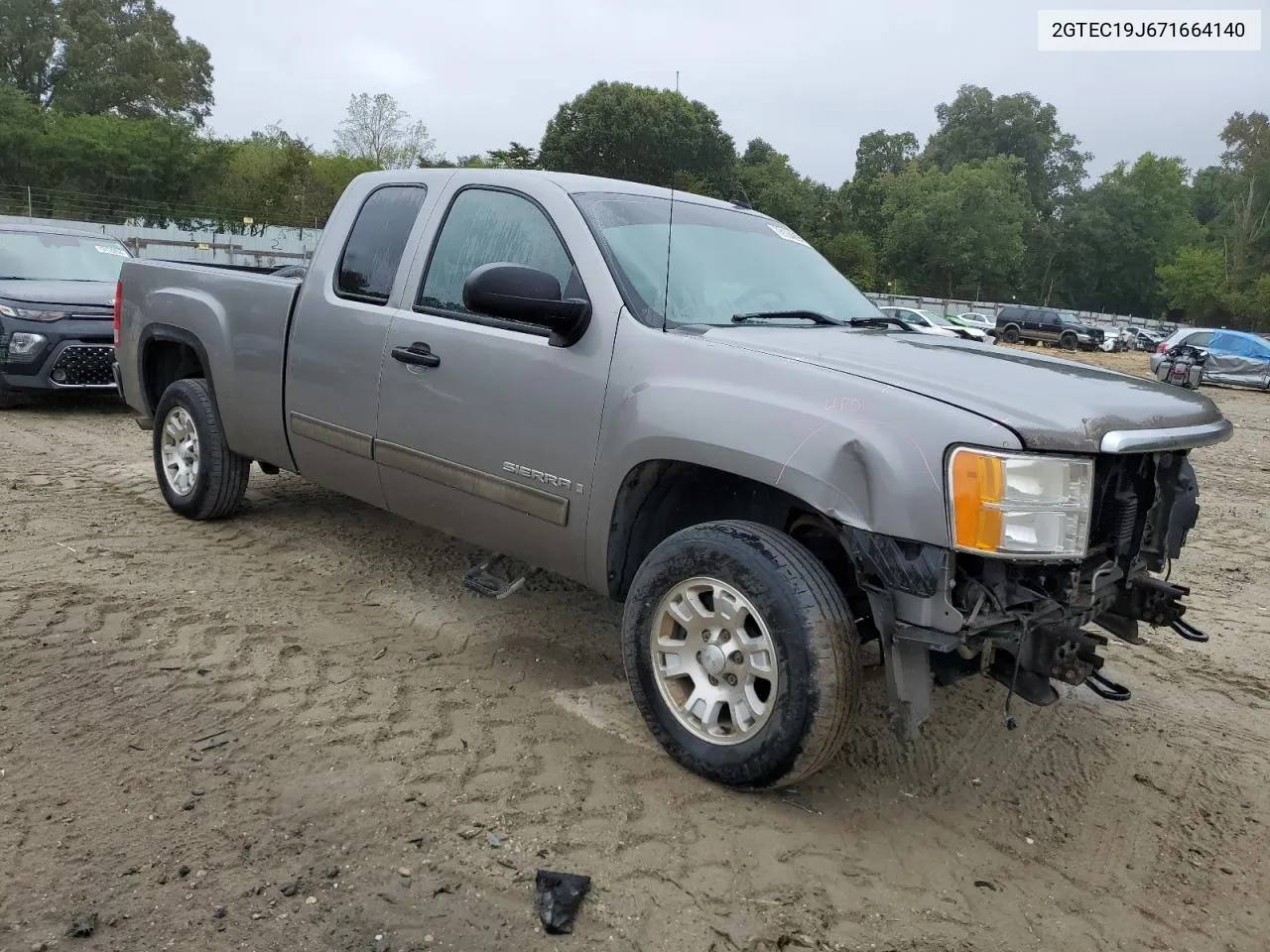 2007 GMC New Sierra C1500 VIN: 2GTEC19J671664140 Lot: 73134294