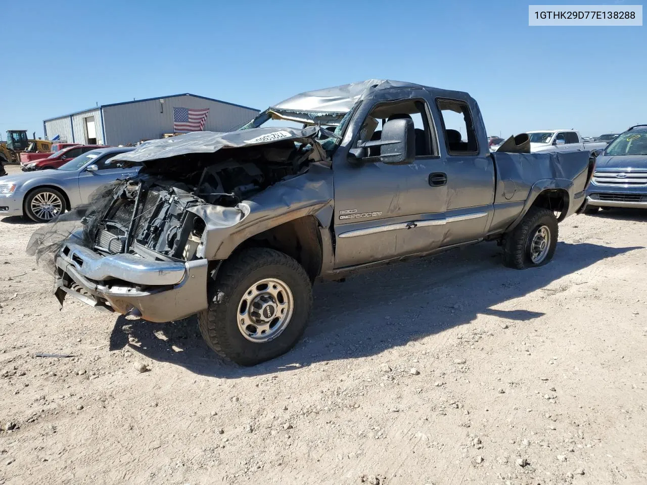 2007 GMC Sierra K2500 Heavy Duty VIN: 1GTHK29D77E138288 Lot: 73253804