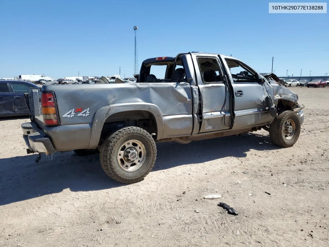 2007 GMC Sierra K2500 Heavy Duty VIN: 1GTHK29D77E138288 Lot: 73253804