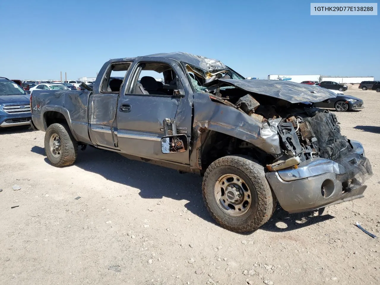 2007 GMC Sierra K2500 Heavy Duty VIN: 1GTHK29D77E138288 Lot: 73253804