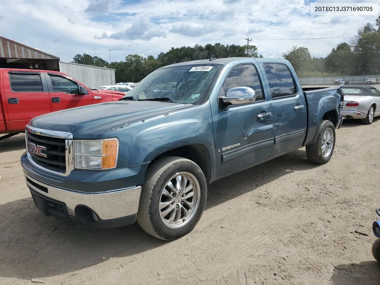 2007 GMC New Sierra C1500 VIN: 2GTEC13J371690705 Lot: 73473864