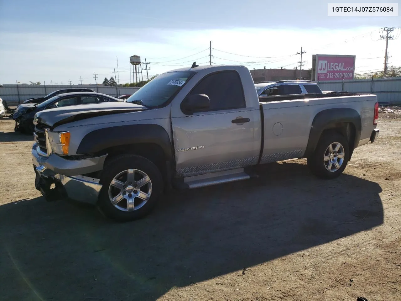 2007 GMC New Sierra C1500 VIN: 1GTEC14J07Z576084 Lot: 73667554