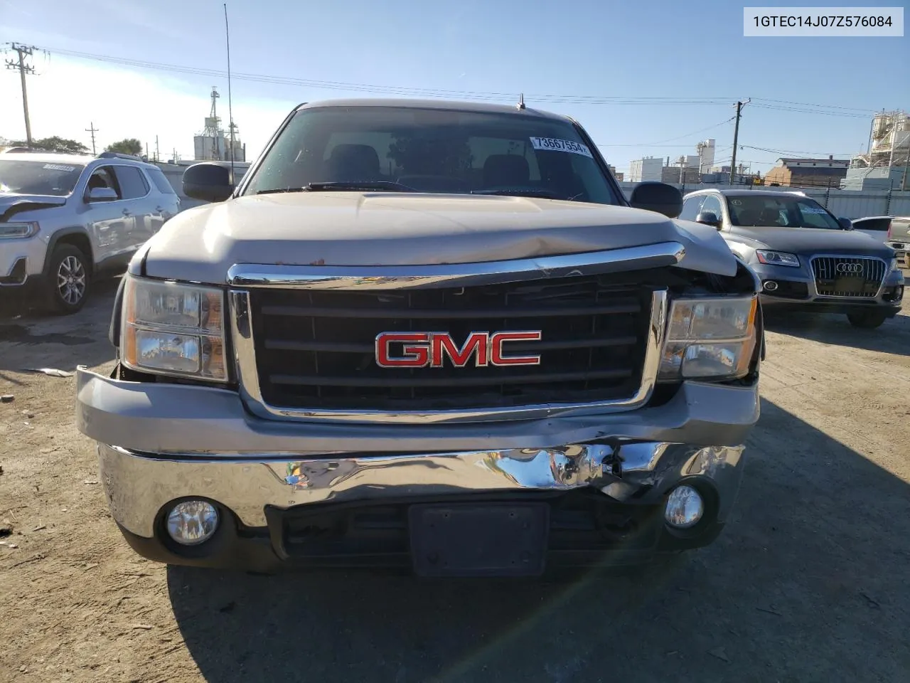 2007 GMC New Sierra C1500 VIN: 1GTEC14J07Z576084 Lot: 73667554