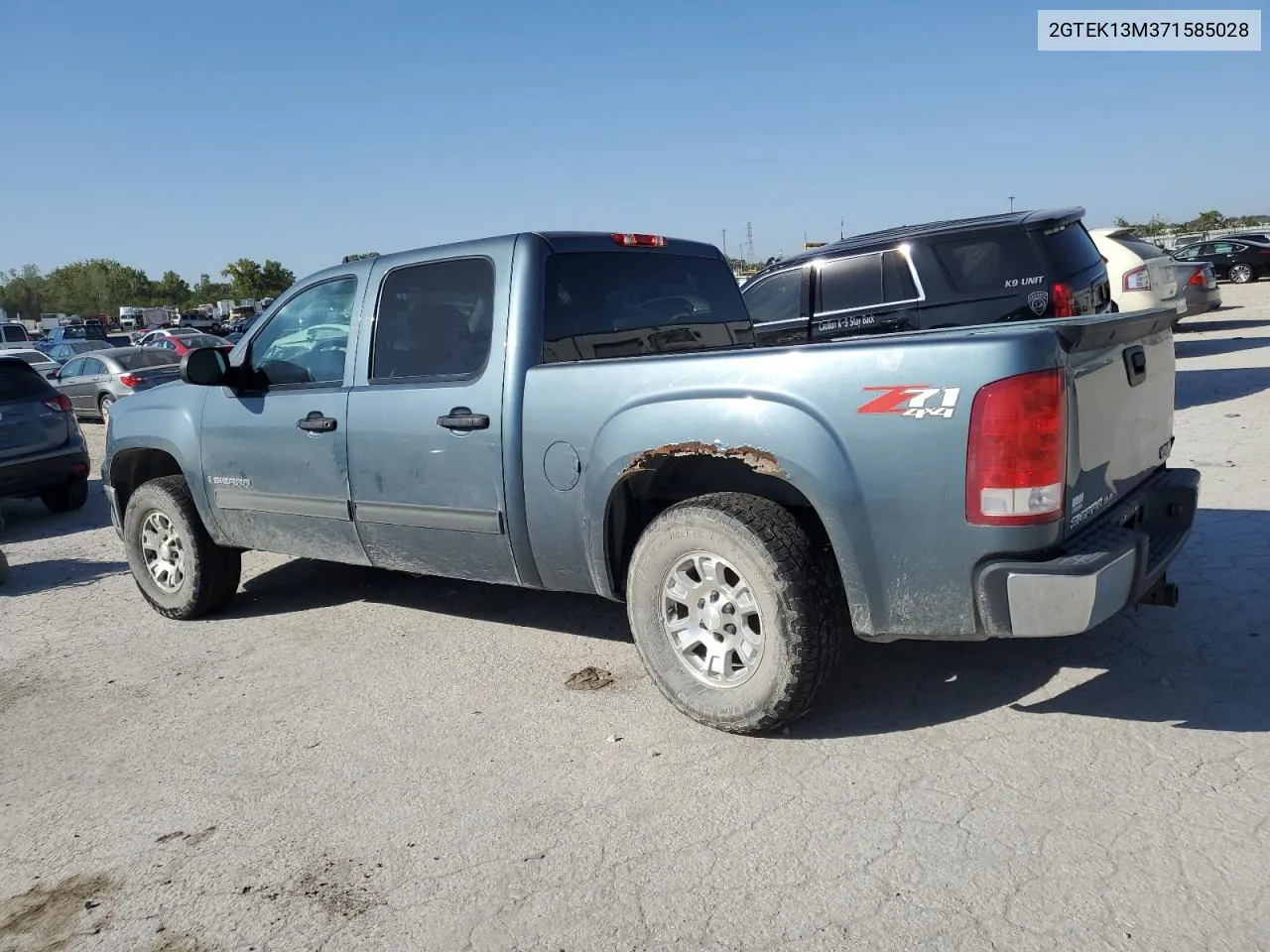 2007 GMC New Sierra K1500 VIN: 2GTEK13M371585028 Lot: 74295514