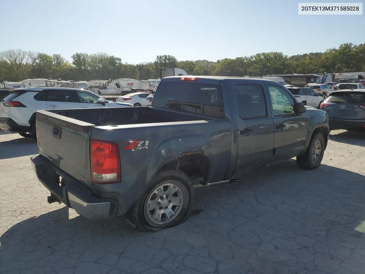 2007 GMC New Sierra K1500 VIN: 2GTEK13M371585028 Lot: 74295514