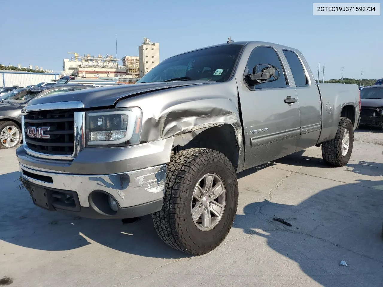 2007 GMC New Sierra C1500 VIN: 2GTEC19J371592734 Lot: 74842754