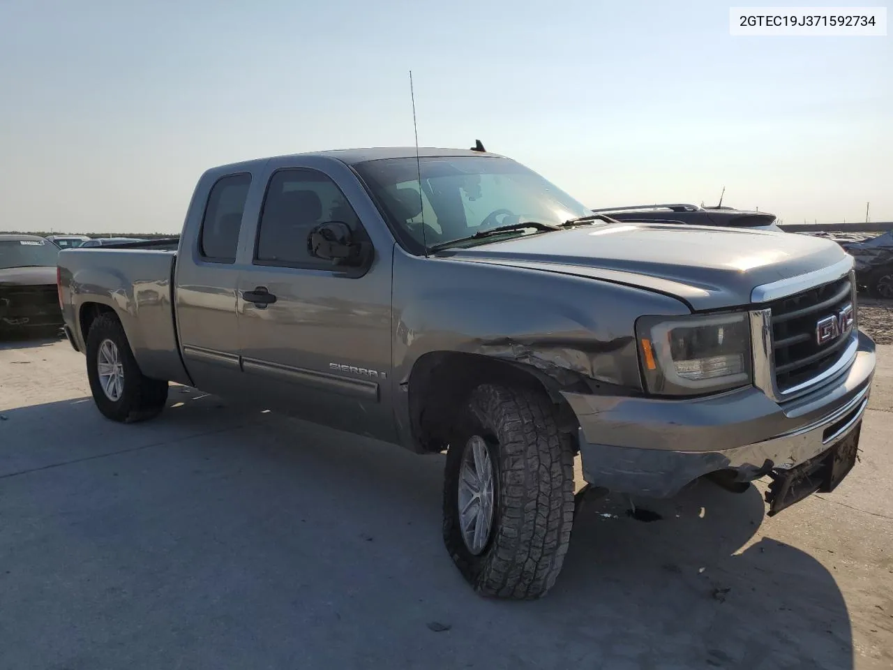 2007 GMC New Sierra C1500 VIN: 2GTEC19J371592734 Lot: 74842754