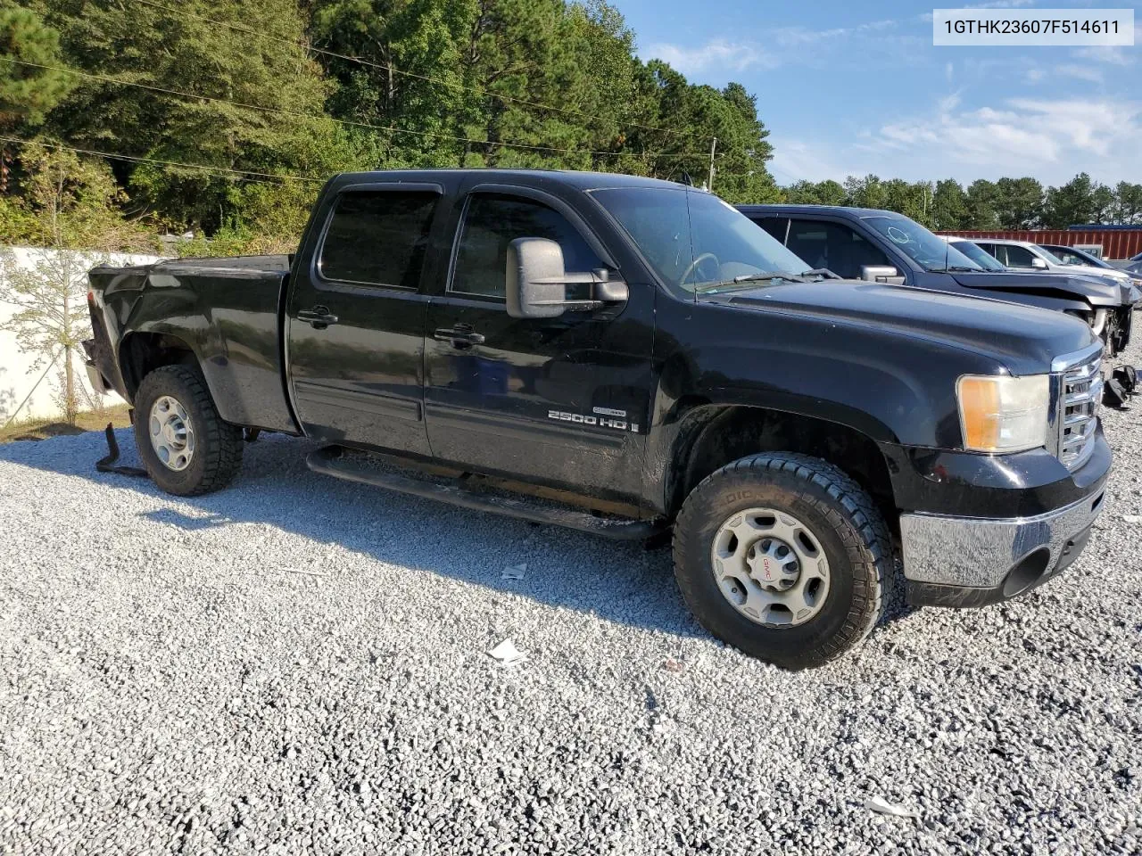 2007 GMC Sierra K2500 Heavy Duty VIN: 1GTHK23607F514611 Lot: 75166804