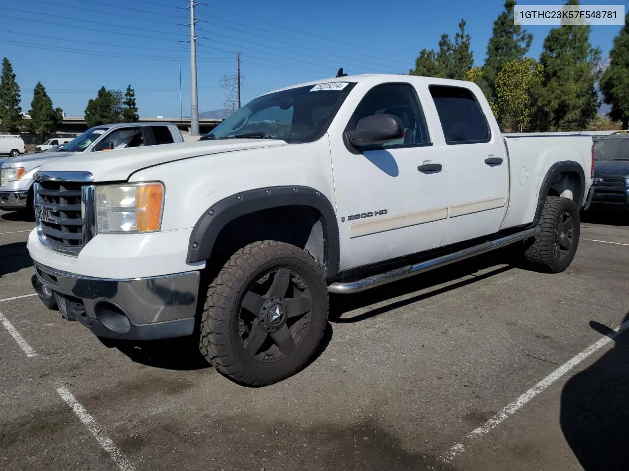 2007 GMC Sierra C2500 Heavy Duty VIN: 1GTHC23K57F548781 Lot: 75225214