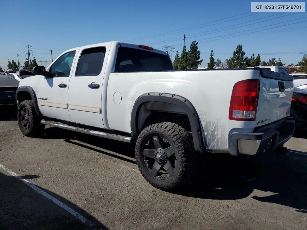 2007 GMC Sierra C2500 Heavy Duty VIN: 1GTHC23K57F548781 Lot: 75225214