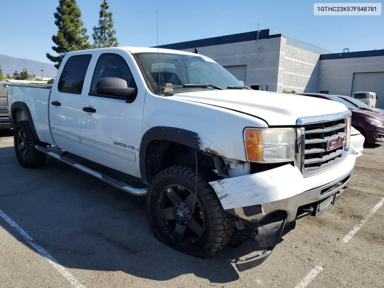 2007 GMC Sierra C2500 Heavy Duty VIN: 1GTHC23K57F548781 Lot: 75225214