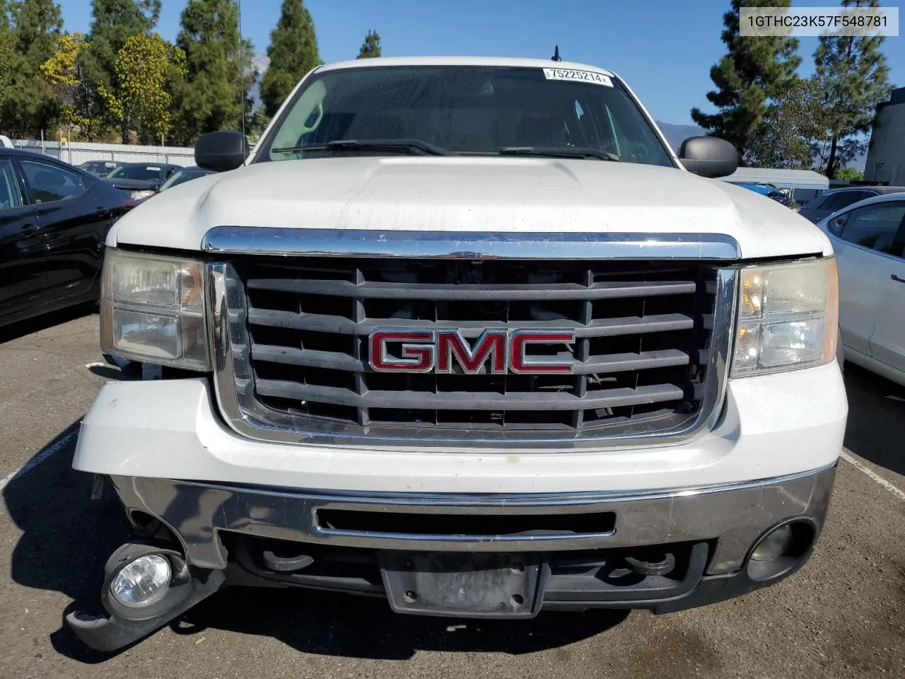 2007 GMC Sierra C2500 Heavy Duty VIN: 1GTHC23K57F548781 Lot: 75225214