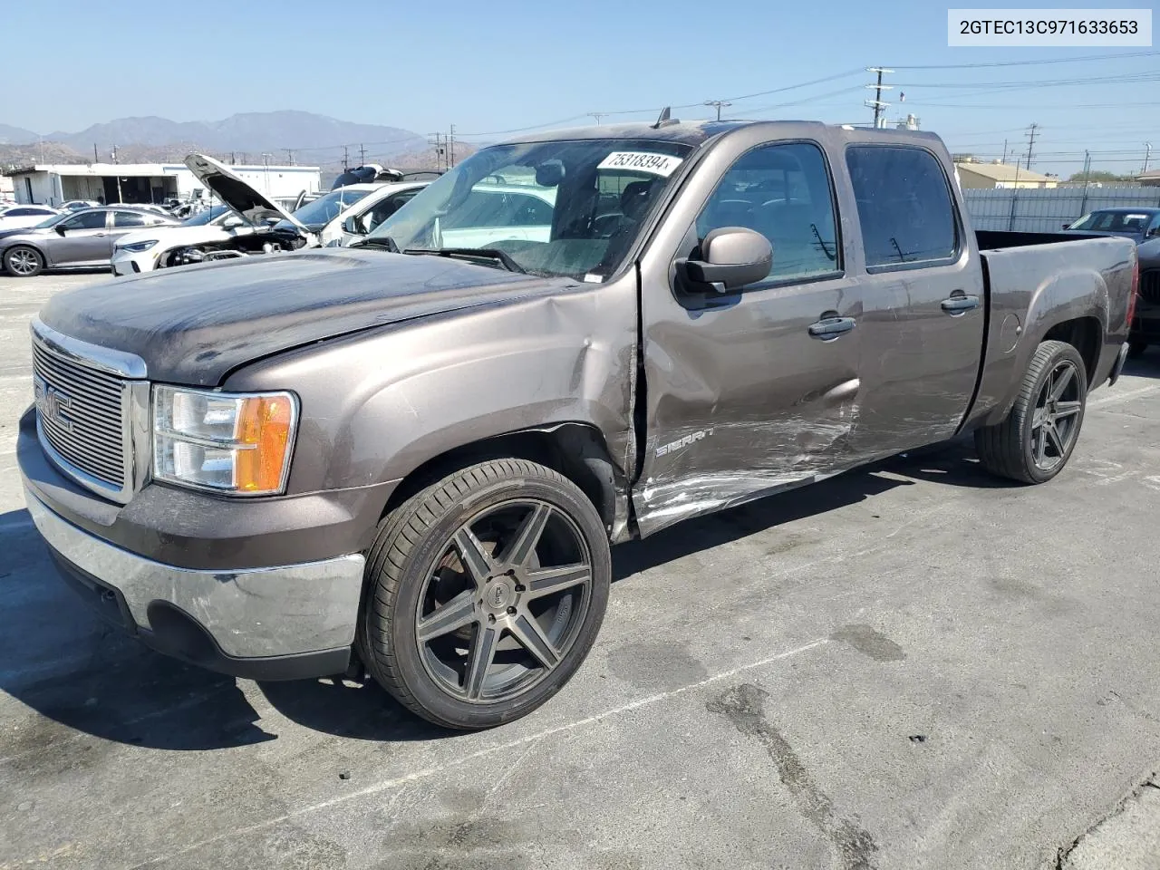 2007 GMC New Sierra C1500 VIN: 2GTEC13C971633653 Lot: 75318394