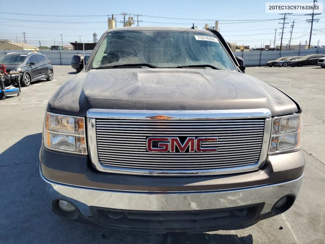 2007 GMC New Sierra C1500 VIN: 2GTEC13C971633653 Lot: 75318394