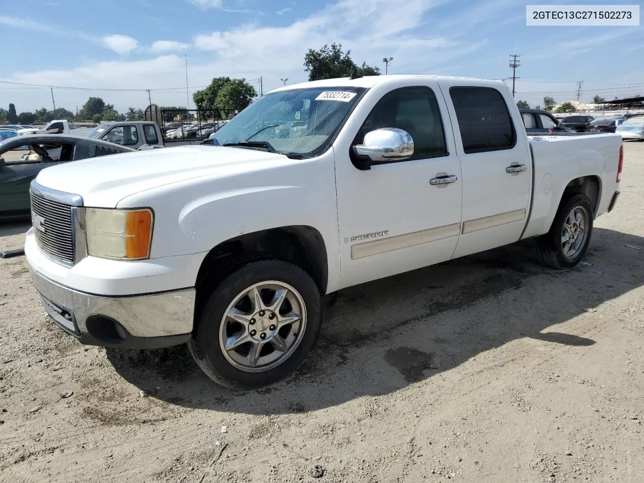 2007 GMC New Sierra C1500 VIN: 2GTEC13C271502273 Lot: 75332714