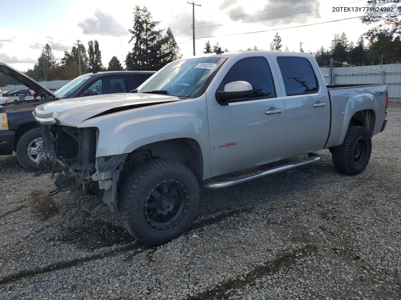 2007 GMC New Sierra K1500 VIN: 2GTEK13Y771624982 Lot: 75349234