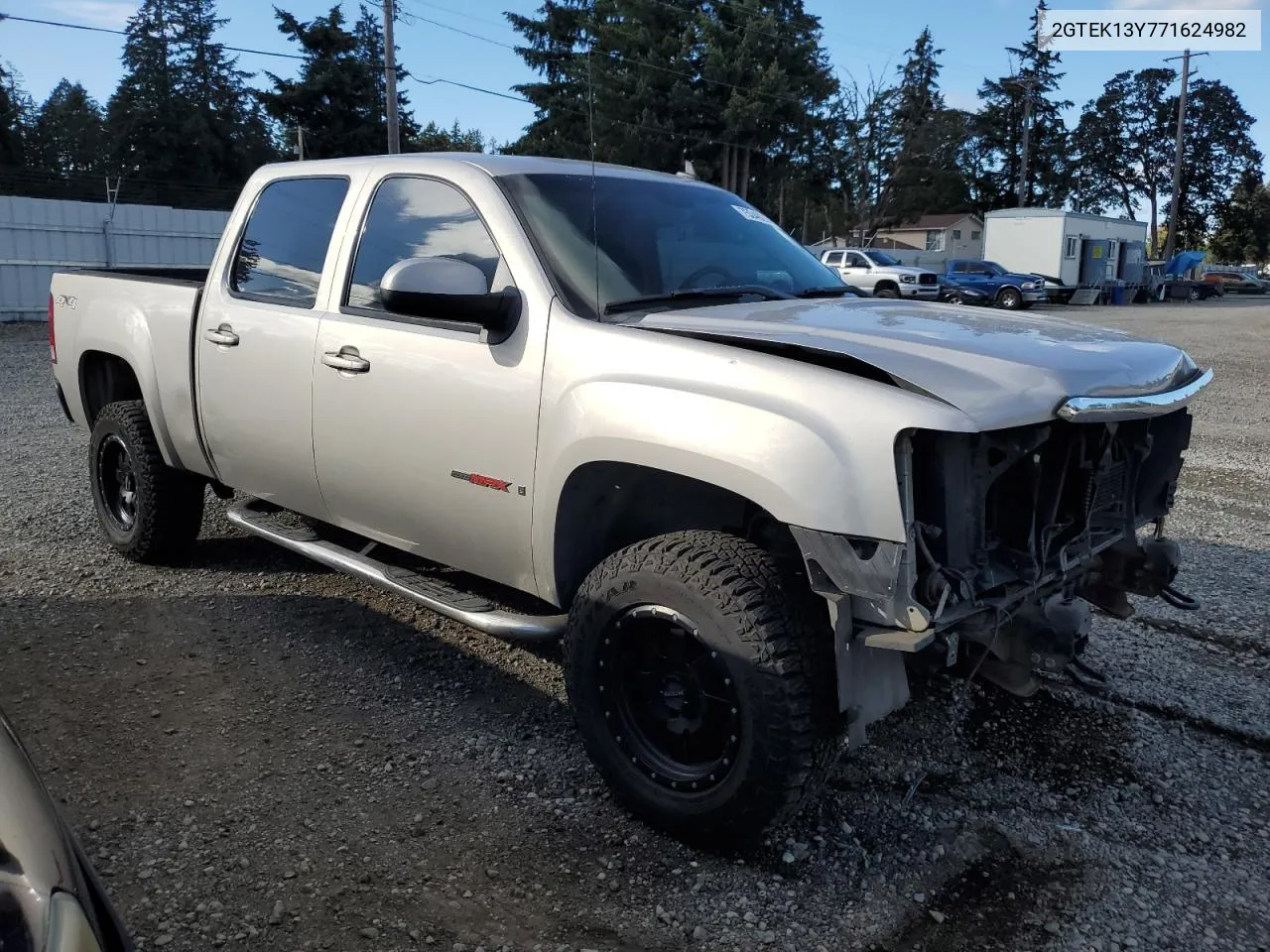 2007 GMC New Sierra K1500 VIN: 2GTEK13Y771624982 Lot: 75349234