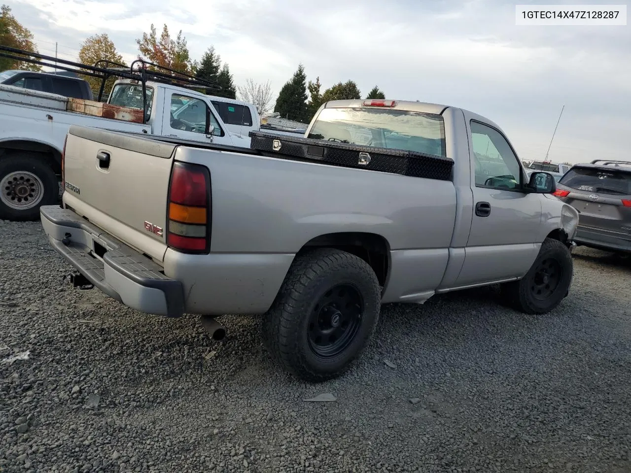 2007 GMC New Sierra C1500 Classic VIN: 1GTEC14X47Z128287 Lot: 75410074