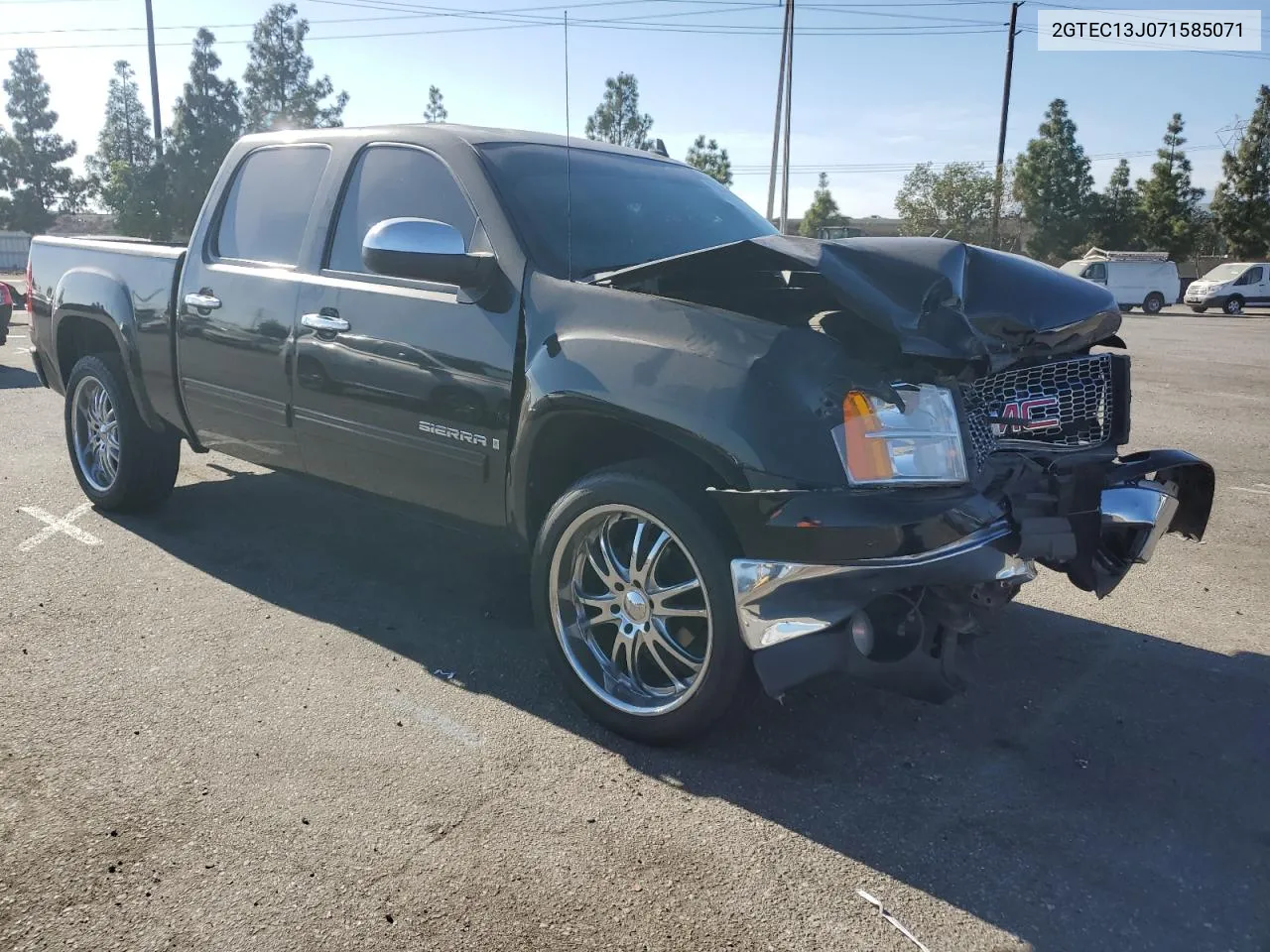 2007 GMC New Sierra C1500 VIN: 2GTEC13J071585071 Lot: 75512484