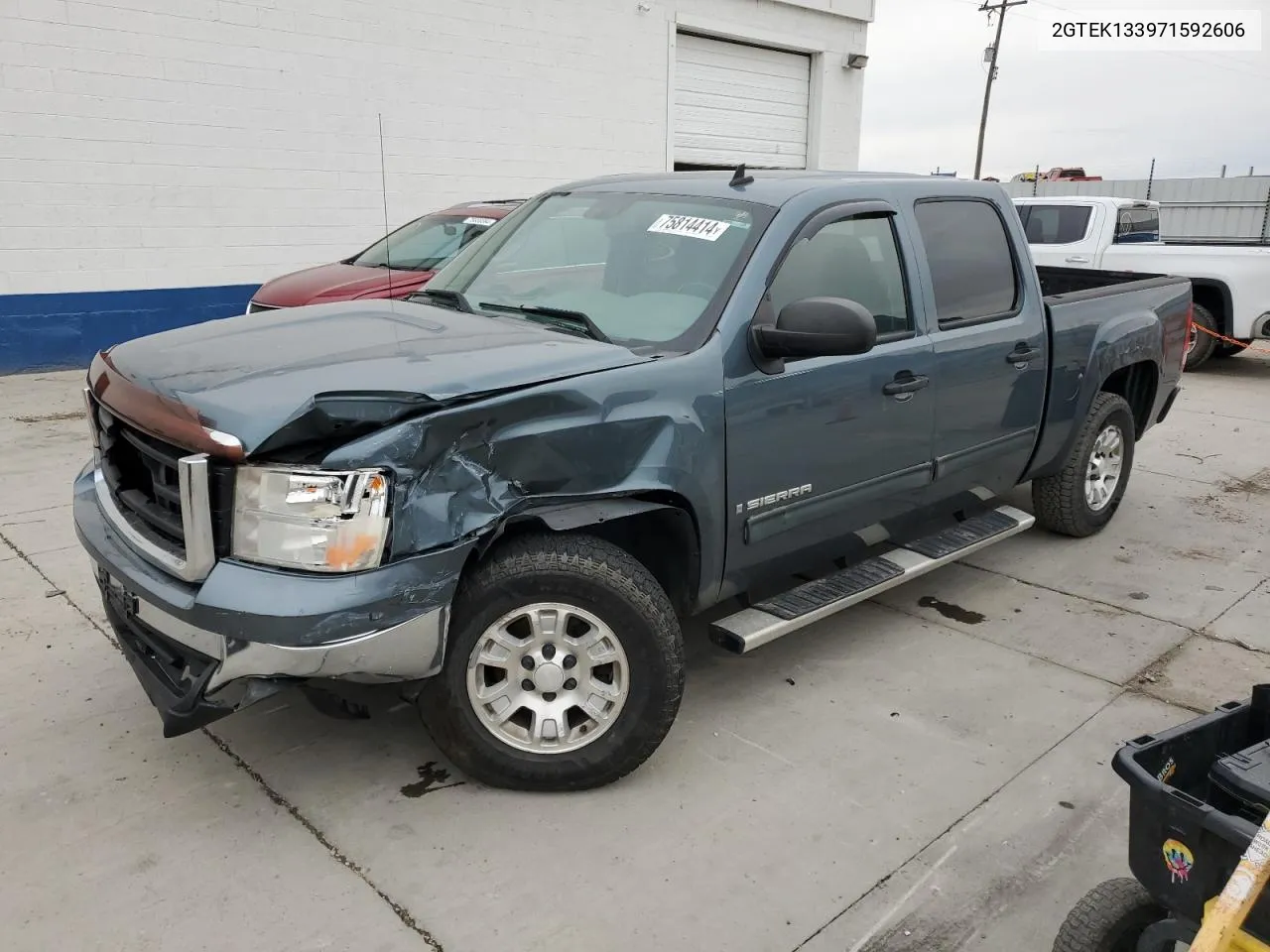 2007 GMC New Sierra K1500 VIN: 2GTEK133971592606 Lot: 75814414