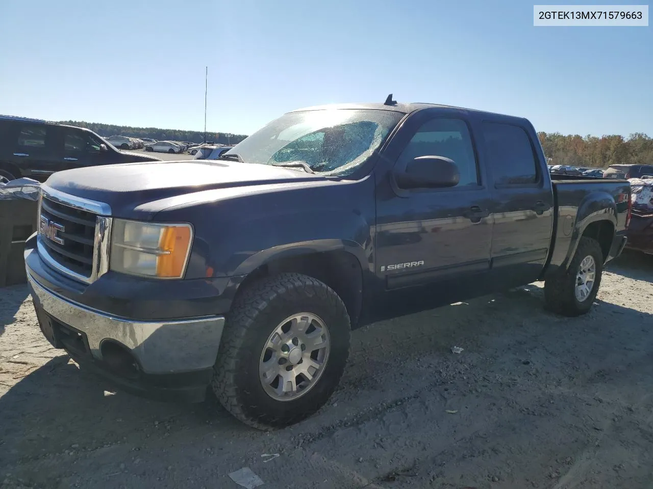 2007 GMC New Sierra K1500 VIN: 2GTEK13MX71579663 Lot: 76561184