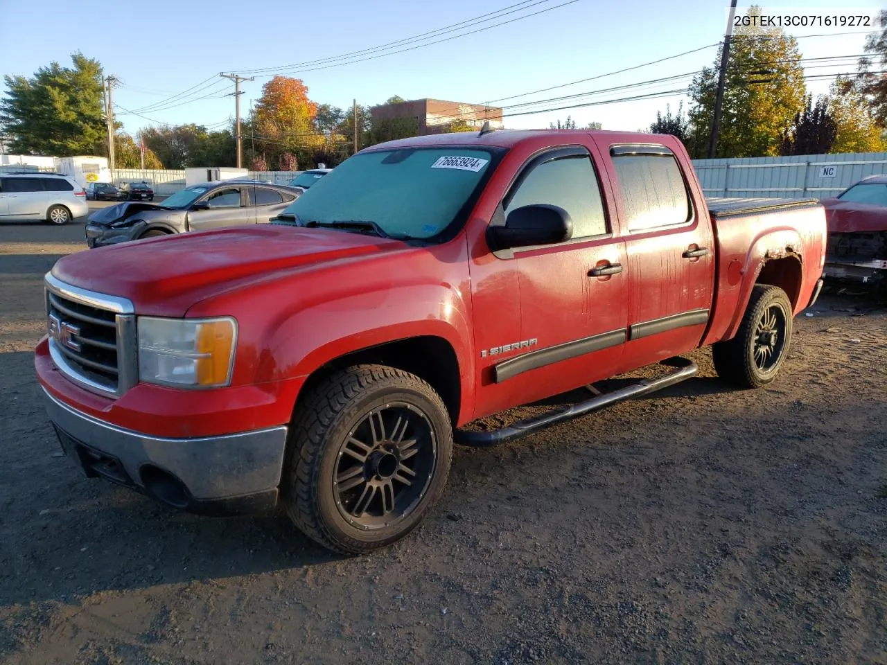 2007 GMC New Sierra K1500 VIN: 2GTEK13C071619272 Lot: 76663924