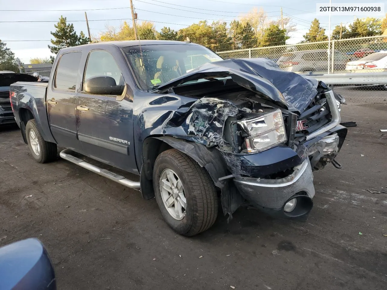 2007 GMC New Sierra K1500 VIN: 2GTEK13M971600938 Lot: 76747754