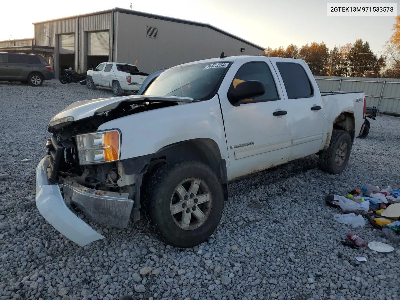 2007 GMC New Sierra K1500 VIN: 2GTEK13M971533578 Lot: 76825064